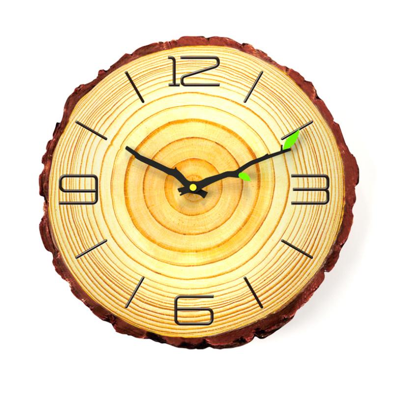 TimeNest - Wooden rings wall clock with silent high precision movement and unique design