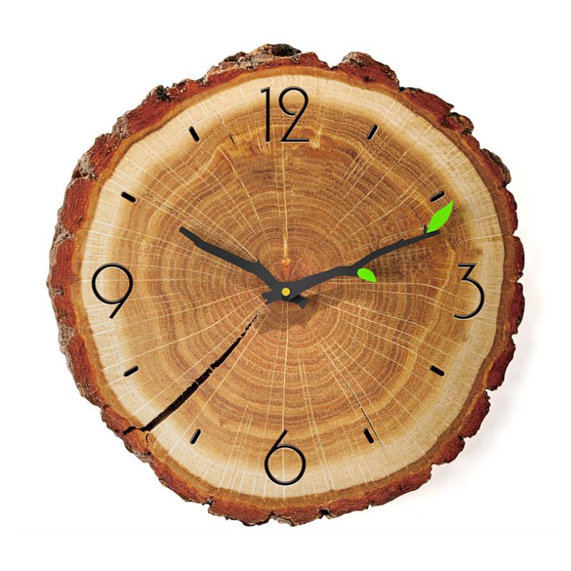 TimeNest - Wooden rings wall clock with silent high precision movement and unique design