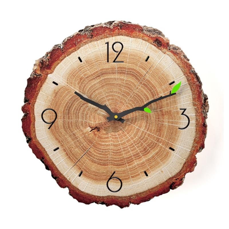 TimeNest - Wooden rings wall clock with silent high precision movement and unique design
