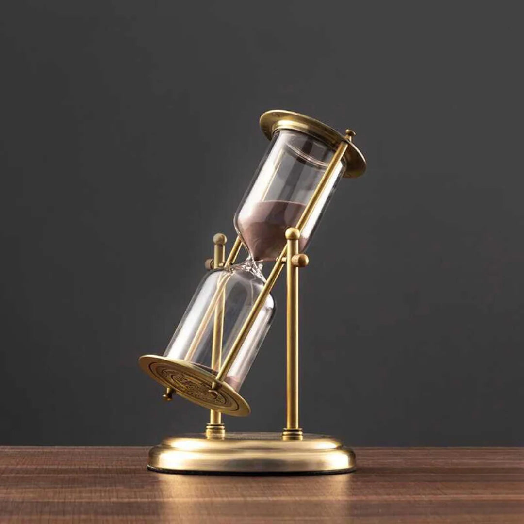 TempusTurn – Elegant Rotating Hourglass for Timeless Decor and Precision Timing
