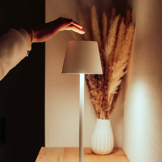 PortaLume – Modern Portable Table Lamp with Touch Control for Indoor and Outdoor Use