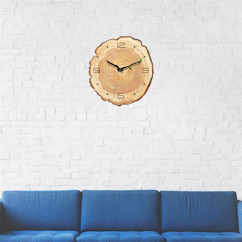 TimeNest - Wooden rings wall clock with silent high precision movement and unique design