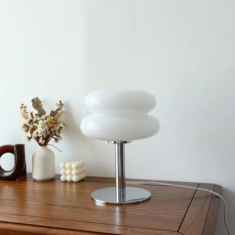 LumiNest - Modern Bauhaus Table Lamp with Wireless Adjustable Brightness