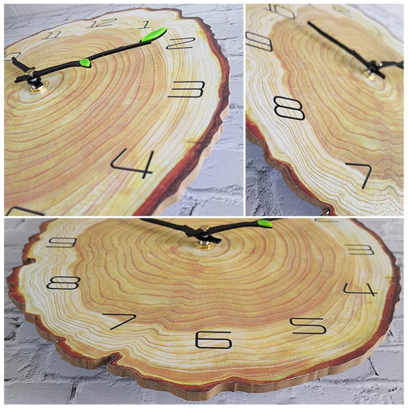 TimeNest - Wooden rings wall clock with silent high precision movement and unique design