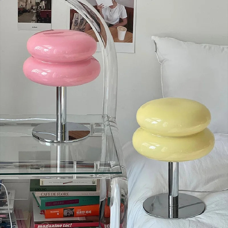 LumiNest - Modern Bauhaus Table Lamp with Wireless Adjustable Brightness