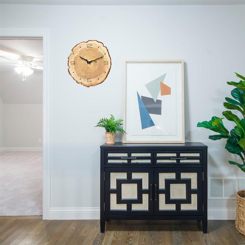 TimeNest - Wooden rings wall clock with silent high precision movement and unique design