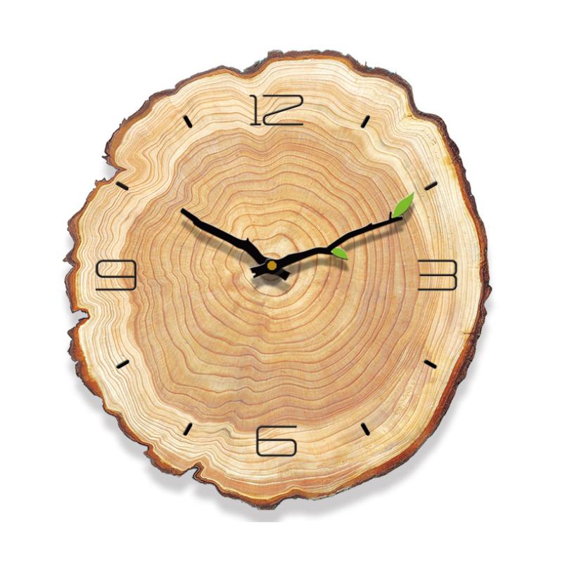 TimeNest - Wooden rings wall clock with silent high precision movement and unique design