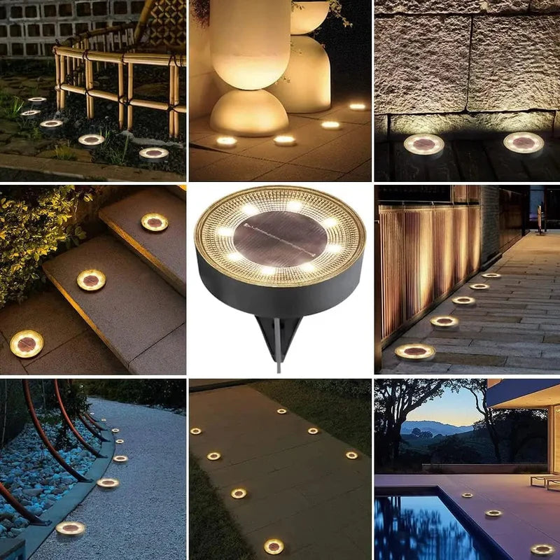 SunGlow – Durable Solar Garden Lights for Outdoor Pathway Illumination