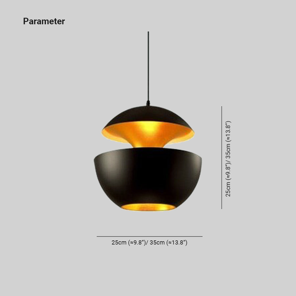 LumiLayer – Modern Pendant Light with Sculptural Layered Design and LED Illumination