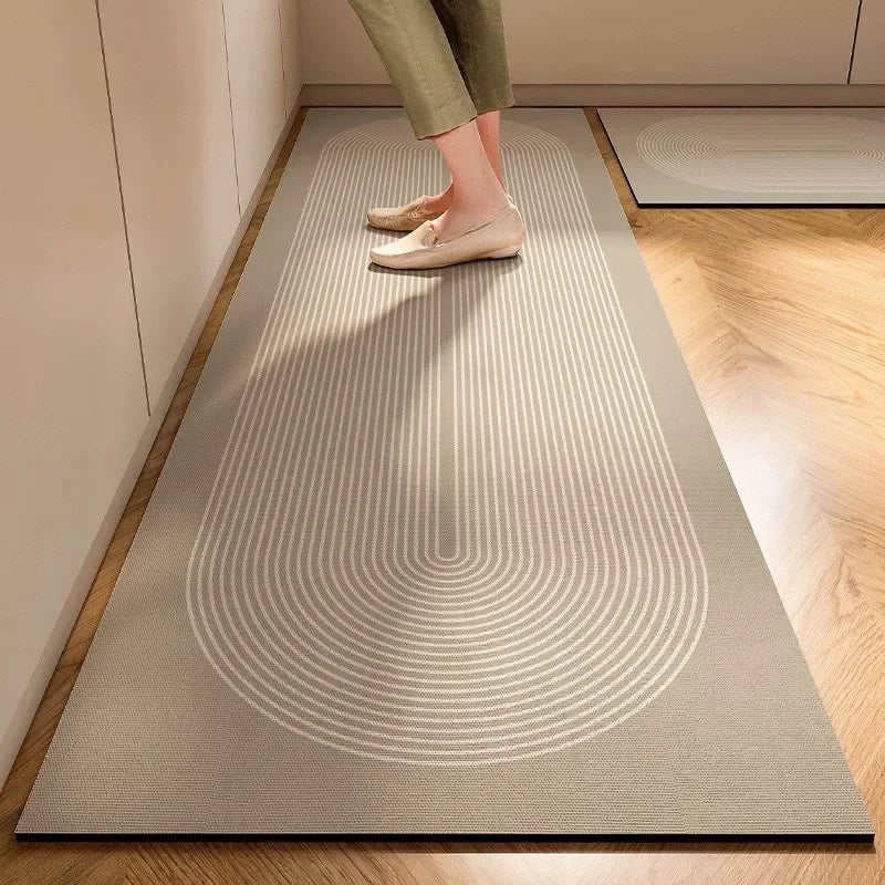 KitchenCush - Soft non slip kitchen mat with highly absorbent surface and sleek design