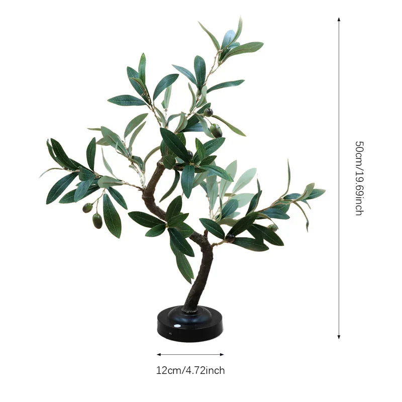 TreeGlow – LED Tree Shape Table Lamp with Touch Control & USB Power