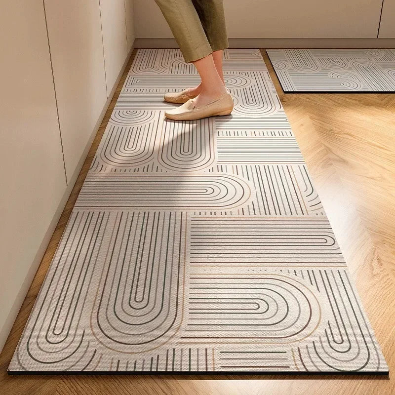 KitchenCush - Soft non slip kitchen mat with highly absorbent surface and sleek design
