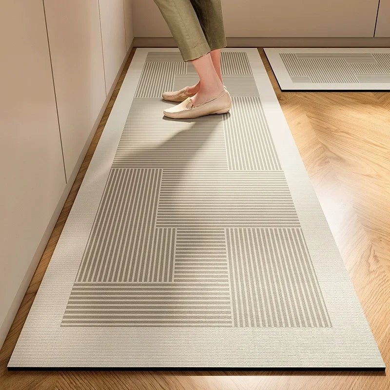 KitchenCush - Soft non slip kitchen mat with highly absorbent surface and sleek design