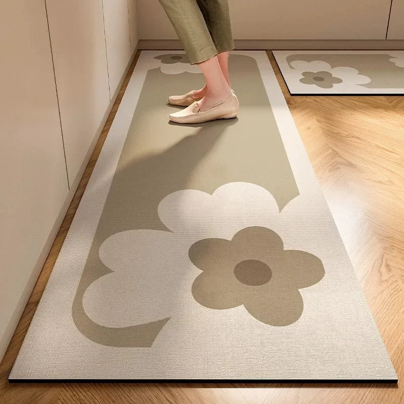 KitchenCush - Soft non slip kitchen mat with highly absorbent surface and sleek design