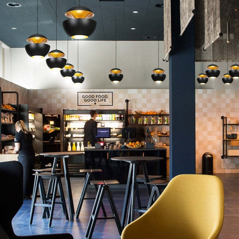 LumiLayer – Modern Pendant Light with Sculptural Layered Design and LED Illumination