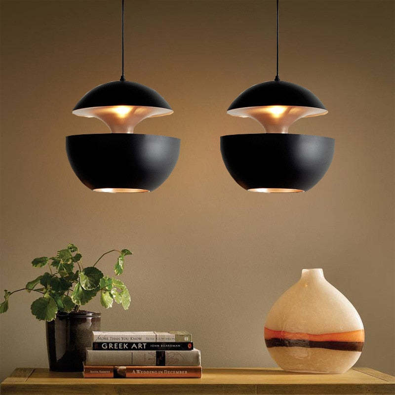 LumiLayer – Modern Pendant Light with Sculptural Layered Design and LED Illumination