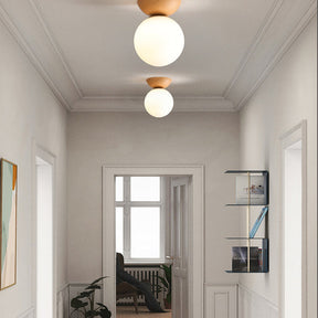 NordicGlow - Round Hallway Ceiling Light with Sleek Design for Cozy Atmosphere