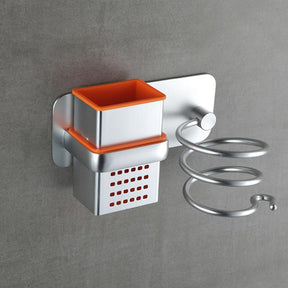 LuxeNest - Wall-mounted bathroom organizer with smart storage and modern design