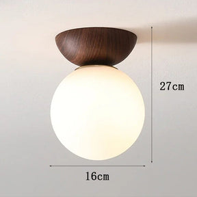 NordicGlow - Round Hallway Ceiling Light with Sleek Design for Cozy Atmosphere