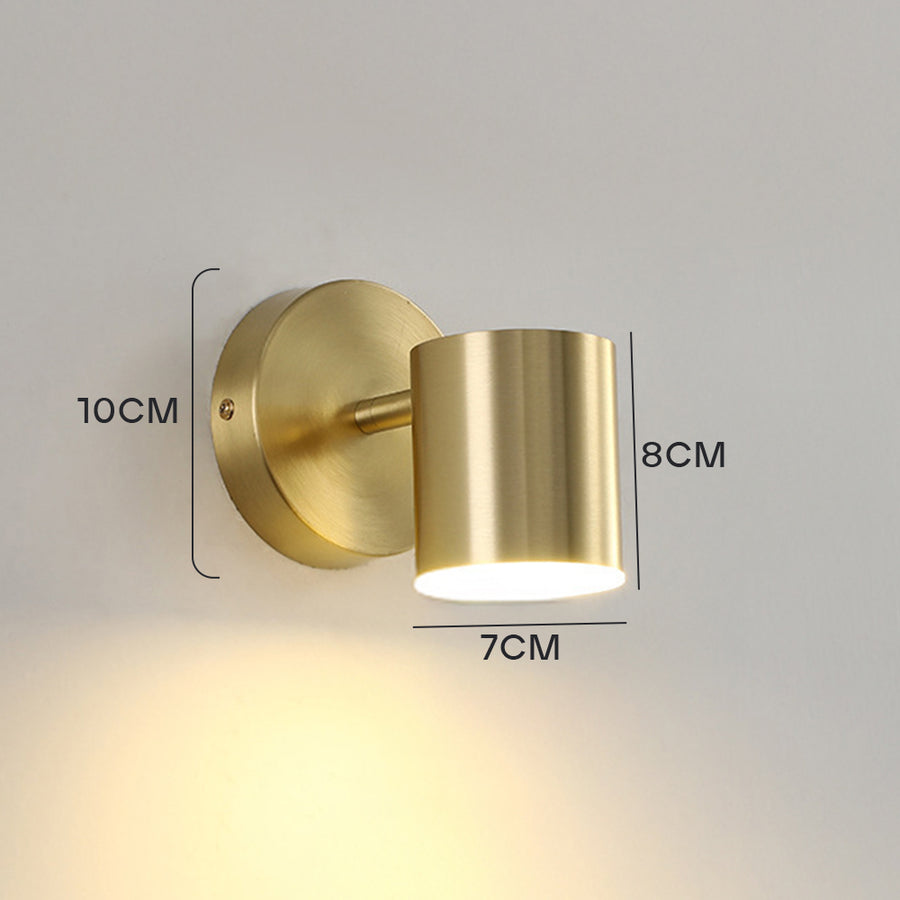 LumeEdge - Modern LED Wall Sconce with Slim Rectangular Design for Living Room