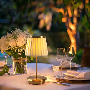LuxeGlow – Elegant Rechargeable Table Lamp with Warm Dimmable LED Light