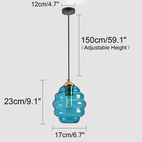 AuraPendant - Modern pendant light with sleek design and elegant glass shade