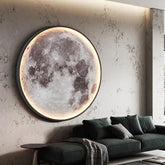 LunaGlow - Moon Shaped LED Wall Lamp with Adjustable Brightness and Color Temperature
