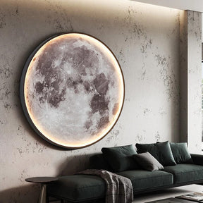 LunaGlow - Moon Shaped LED Wall Lamp with Adjustable Brightness and Color Temperature