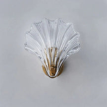 LumiShell - Elegant shell-shaped wall lamp with soft ambient lighting