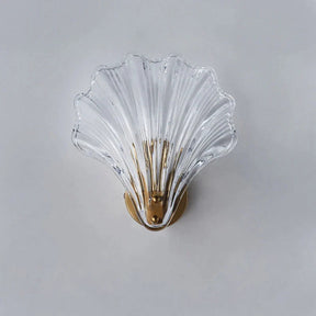 LumiShell - Elegant shell-shaped wall lamp with soft ambient lighting
