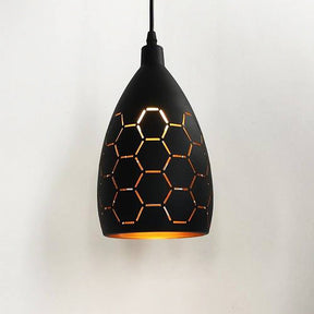 GlowBesson - Patterned Pendant Lights with Adjustable Cords and Vintage Lantern Design