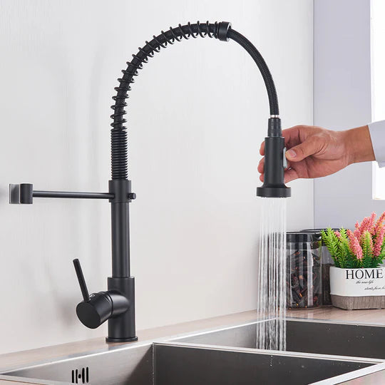 AquaSpin - Modern kitchen faucet with 360-degree rotating head